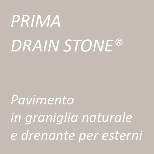 Prima Drain Stone - Pavimento in graniglia naturale drenante per esterni